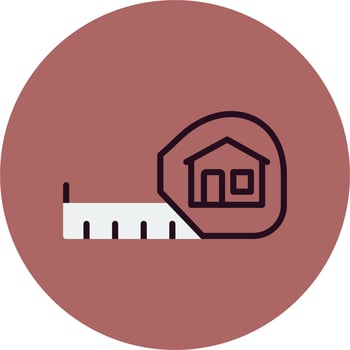 Measuring Tape Vector Icon