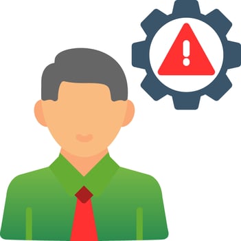Risk Management Vector Icon Design