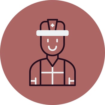 Firefighter Vector Icon