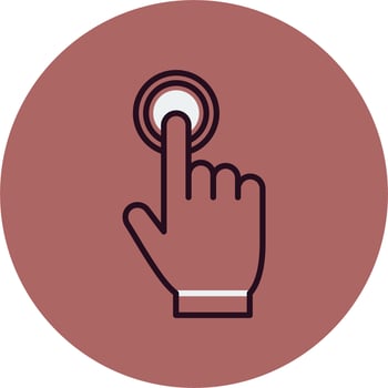 Triplr Tap Vector Icon