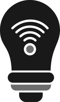 Smart Bulb Vector Icon