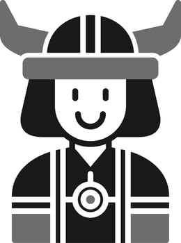 Viking Vector Icon