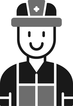 Firefighter Vector Icon