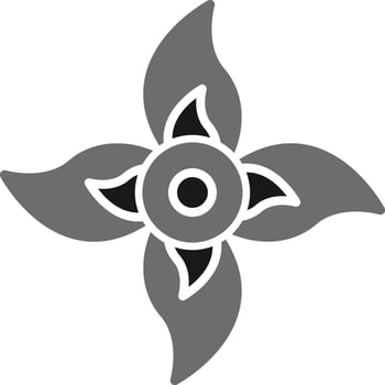 Plumeria Vector Icon