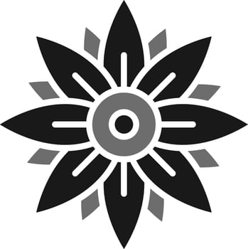 Chrysanthemum Vector Icon