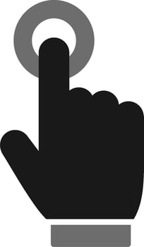 Double Tap Vector Icon