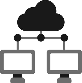 Cloud Computing Vector Icon