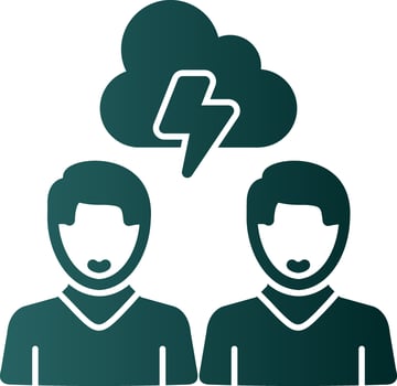 Conflict Management Vector Icon Design