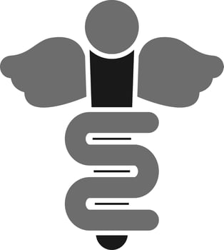 Rod Of Asclepius Vector Icon