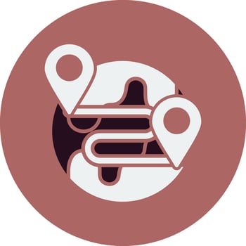 Distance Vector Icon