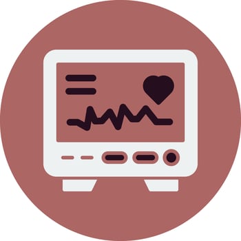 Electrocardiogram Vector Icon