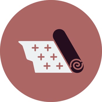 Roll Up Vector Icon