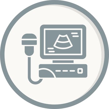 Ultrasonography Vector Icon