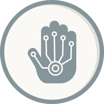 Wired Gloves Vector Icon