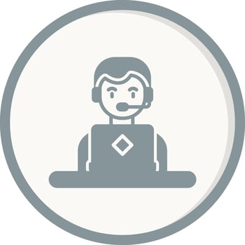 Operator Vector Icon