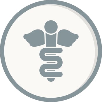 Rod Of Asclepius Vector Icon