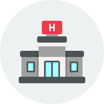 Hospital Vector Icon