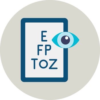 Eye Test Vector Icon