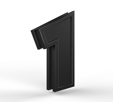 Number 3d 1 2 3 4 5 6 7 8 9 color black png