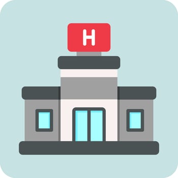 Hospital Vector Icon
