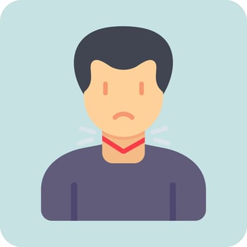 Thyroid Vector Icon