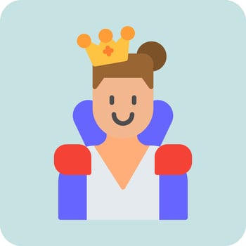 Queen Vector Icon