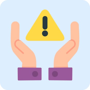 Risk Management Vector Icon