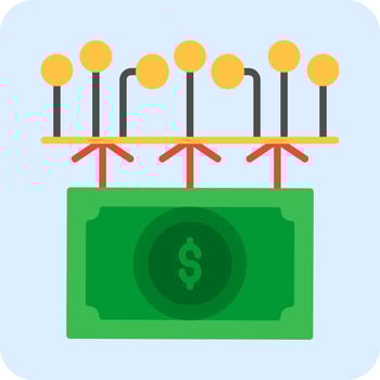 Digital Money Vector Icon