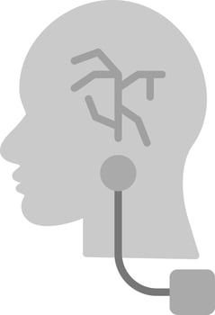 Vagus Nerve Stimulation Vector Icon