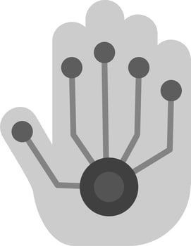 Wired Gloves Vector Icon