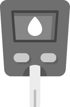 Glucose Meter Vector Icon