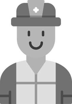 Firefighter Vector Icon