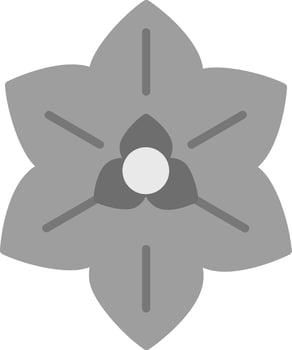 Euphorbia Pulcherrima Vector Icon