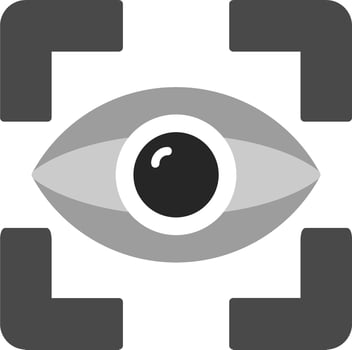 Eye Tracking Vector Icon