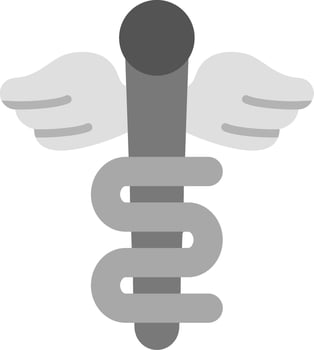 Rod Of Asclepius Vector Icon