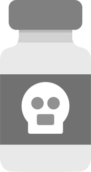 Poison Vector Icon