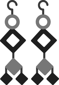Earrings Vector Icon