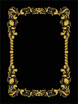 Ornament Border Vintage Simple vector