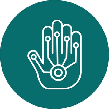Wired Gloves Vector Icon