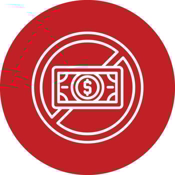 No Money Vector Icon