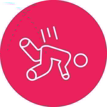 Falling Down Vector Icon