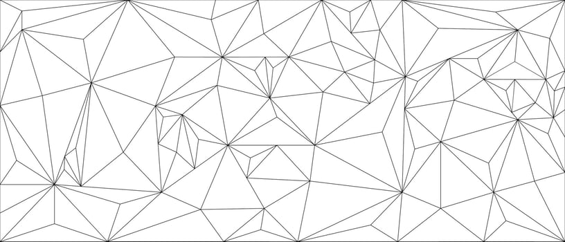 Network polygonal mesh background. Crystal design with futuristic structure and low poly geometric lines for digital vector presentation