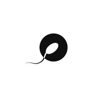 Sperm icon. Vector concept illustration for design.