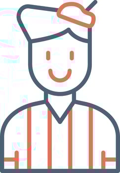 Artist Vector Icon