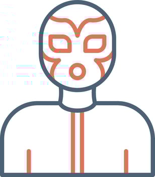 Wrestler Vector Icon