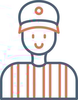 Referee Vector Icon