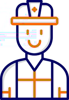 Firefighter Vector Icon