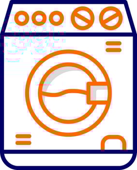 Washing Machine Vector Icon