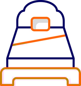 Single Bed Vector Icon