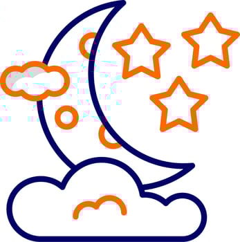 Moon Vector Icon